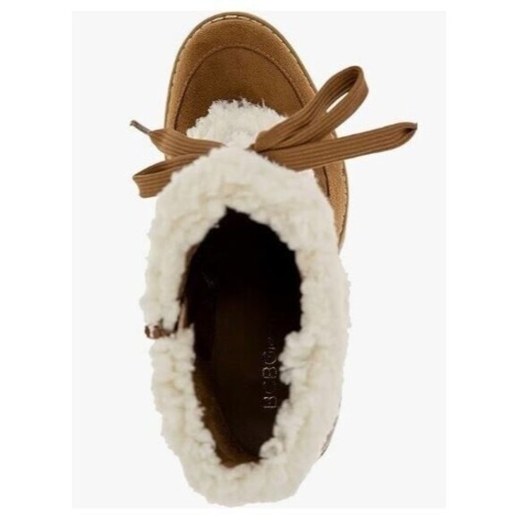 BCBGeneration Paloma Ankle Boot NWOB Fashion Brown Suede Sherpa Lining Womens 9 - Picture 8 of 12